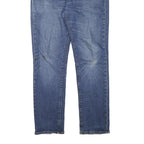 LEVI'S Mens Slim Blue Denim Raw Jeans W32 L30 Classic Fit Zip Closure