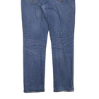 LEVI'S Mens Slim Blue Denim Raw Jeans W32 L30 Classic Fit Zip Closure