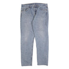 LEVI'S 501 Mens Jeans Blue Regular Straight Denim Light W36 L30 Classic Fit