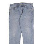 LEVI'S 501 Mens Jeans Blue Regular Straight Denim Light W36 L30 Classic Fit