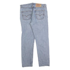 LEVI'S 501 Mens Jeans Blue Regular Straight Denim Light W36 L30 Classic Fit
