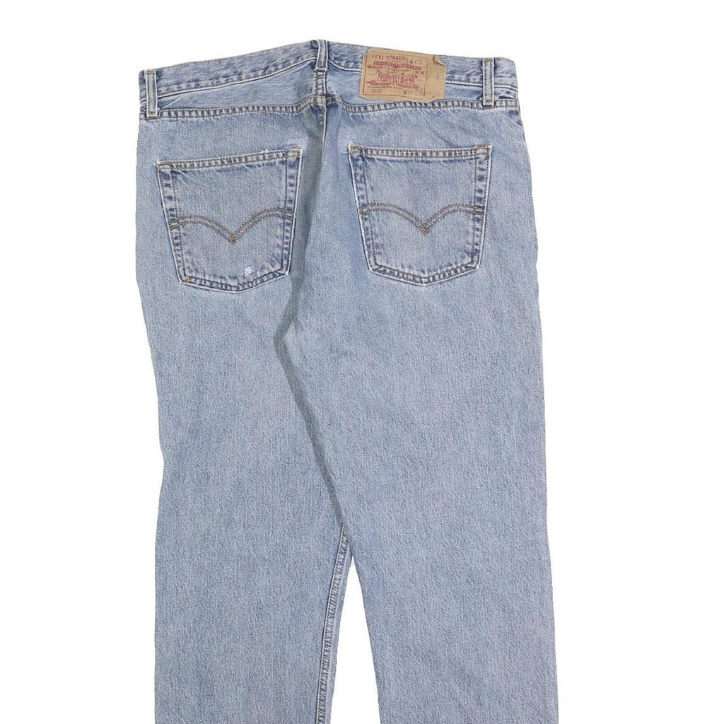 LEVI'S 501 Mens Jeans Blue Regular Straight Denim Light W36 L30 Classic Fit