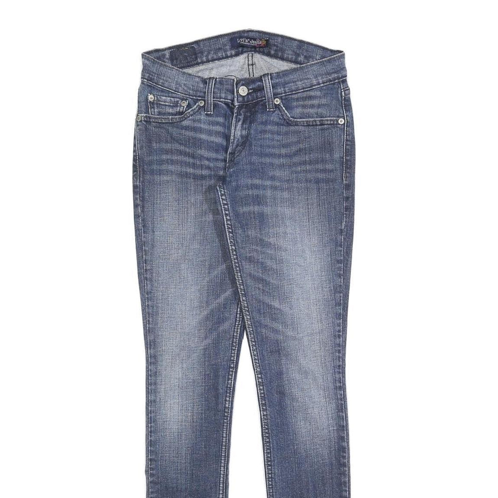 LEVI'S Womens Slim Blue Jeans Denim Medium W26 L30 Classic Fit Stretch Zip