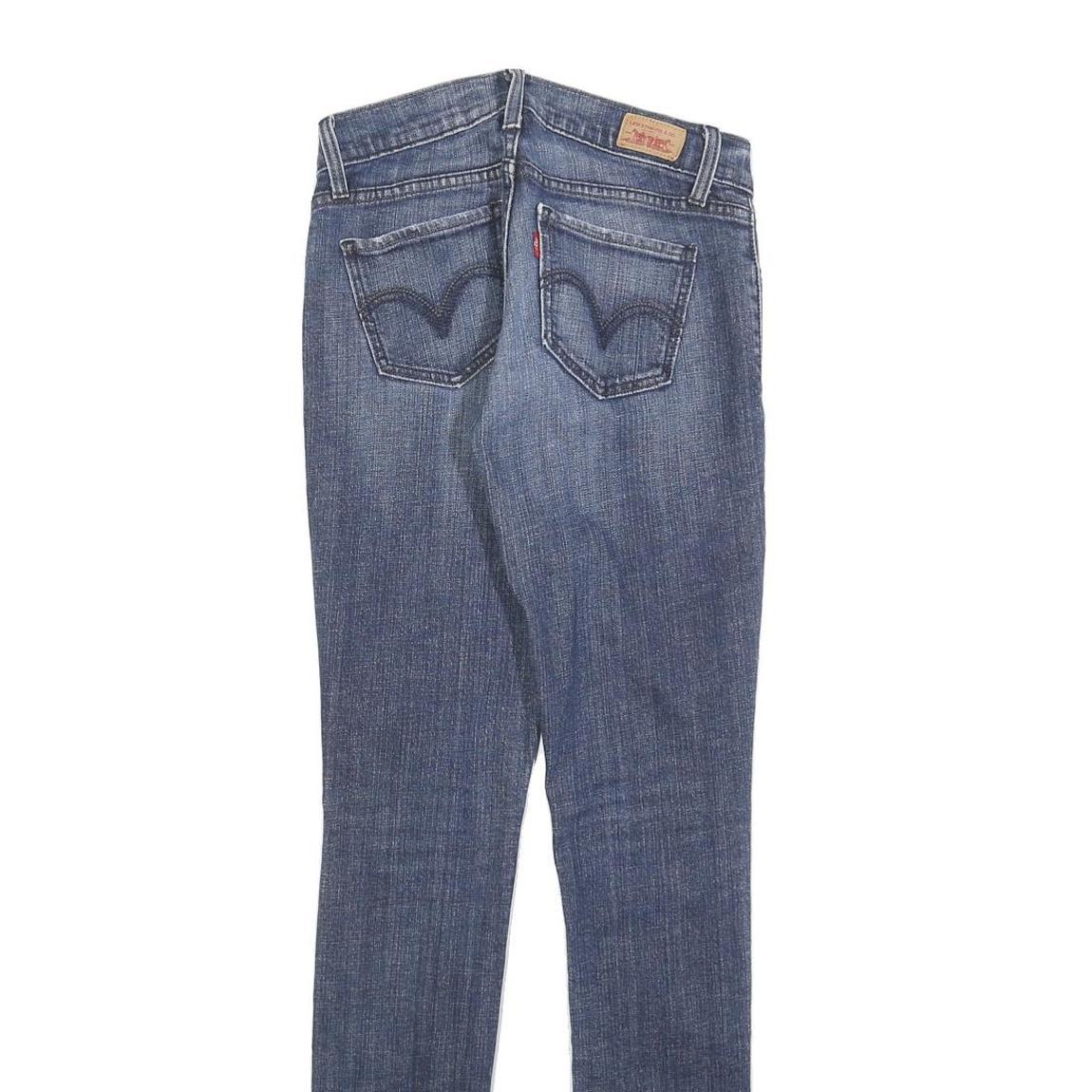 LEVI'S Womens Slim Blue Jeans Denim Medium W26 L30 Classic Fit Stretch Zip