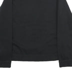 NIKE Womens Black Cotton Blend Crew Neck XL Logo Print Sweatshirt Pullover