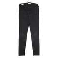 LEVI'S 711 Skinny Womens Jeans Black Slim Skinny Denim Medium W28 L32