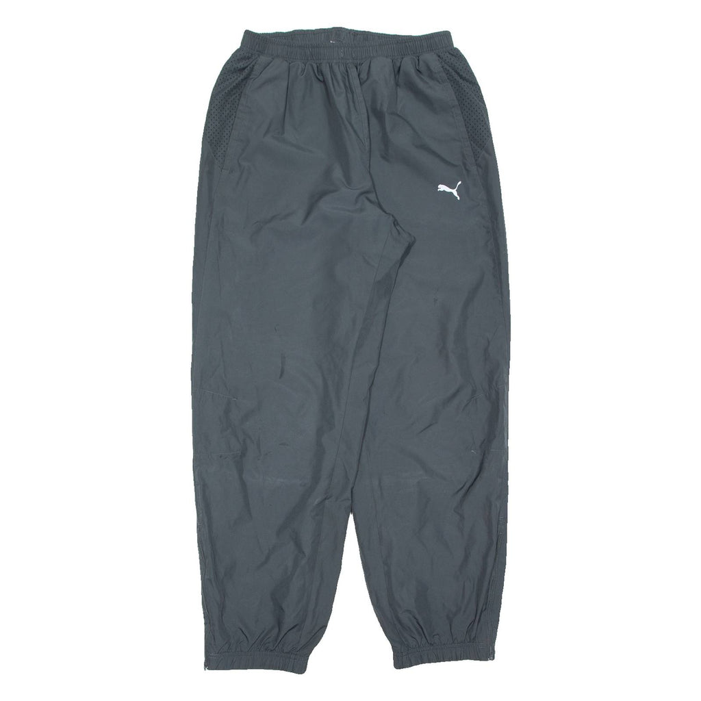 PUMA Mens Track Pants Grey Tapered M W27 L30