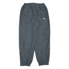 PUMA Mens Track Pants Grey Tapered M W27 L30