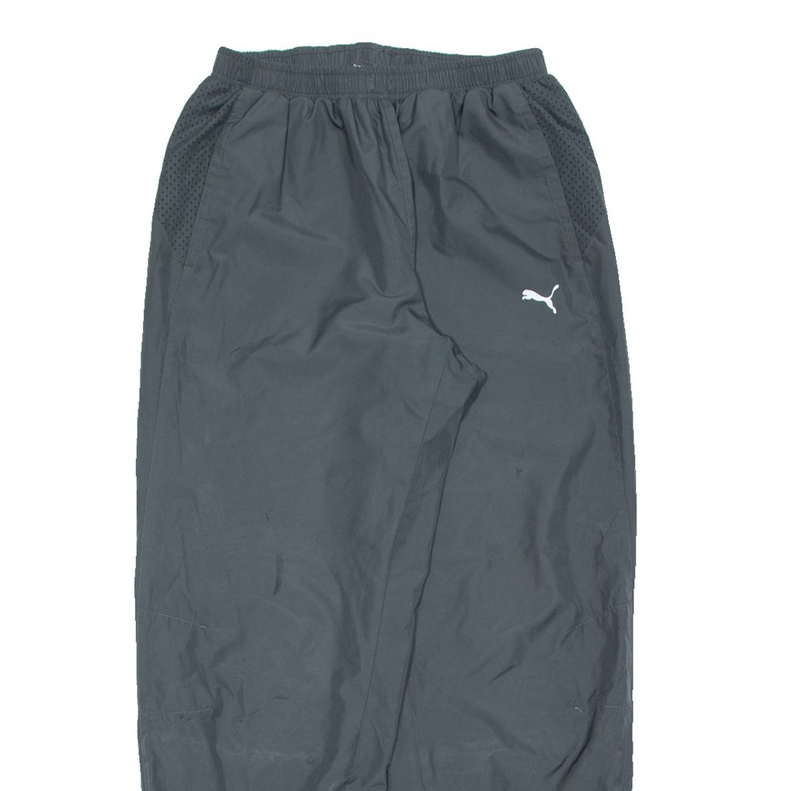 PUMA Mens Track Pants Grey Tapered M W27 L30