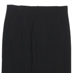 KAREN MILLEN Womens Black Pencil Knee Length Wool Blend Skirt UK 10 Classic