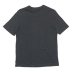 ADIDAS Mens Black Graphic T-Shirt S Short Sleeve Crew Neck Pocket Logo