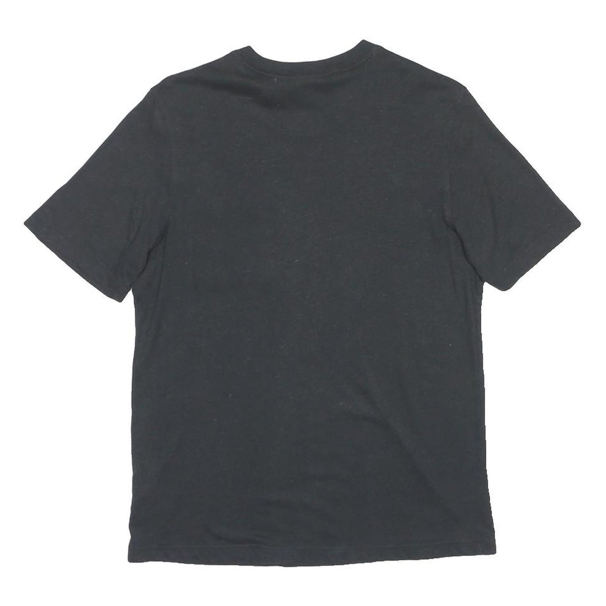 ADIDAS Mens Black Graphic T-Shirt S Short Sleeve Crew Neck Pocket Logo