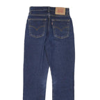 LEVI'S Womens Regular Fit Blue Denim Jeans Cotton Blend Zip W24 L29 Classic