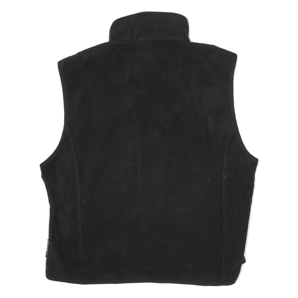 WOOLRICH Mens Black Classic Outdoor Jacket M Polyester Blend Fleece Sleeveless