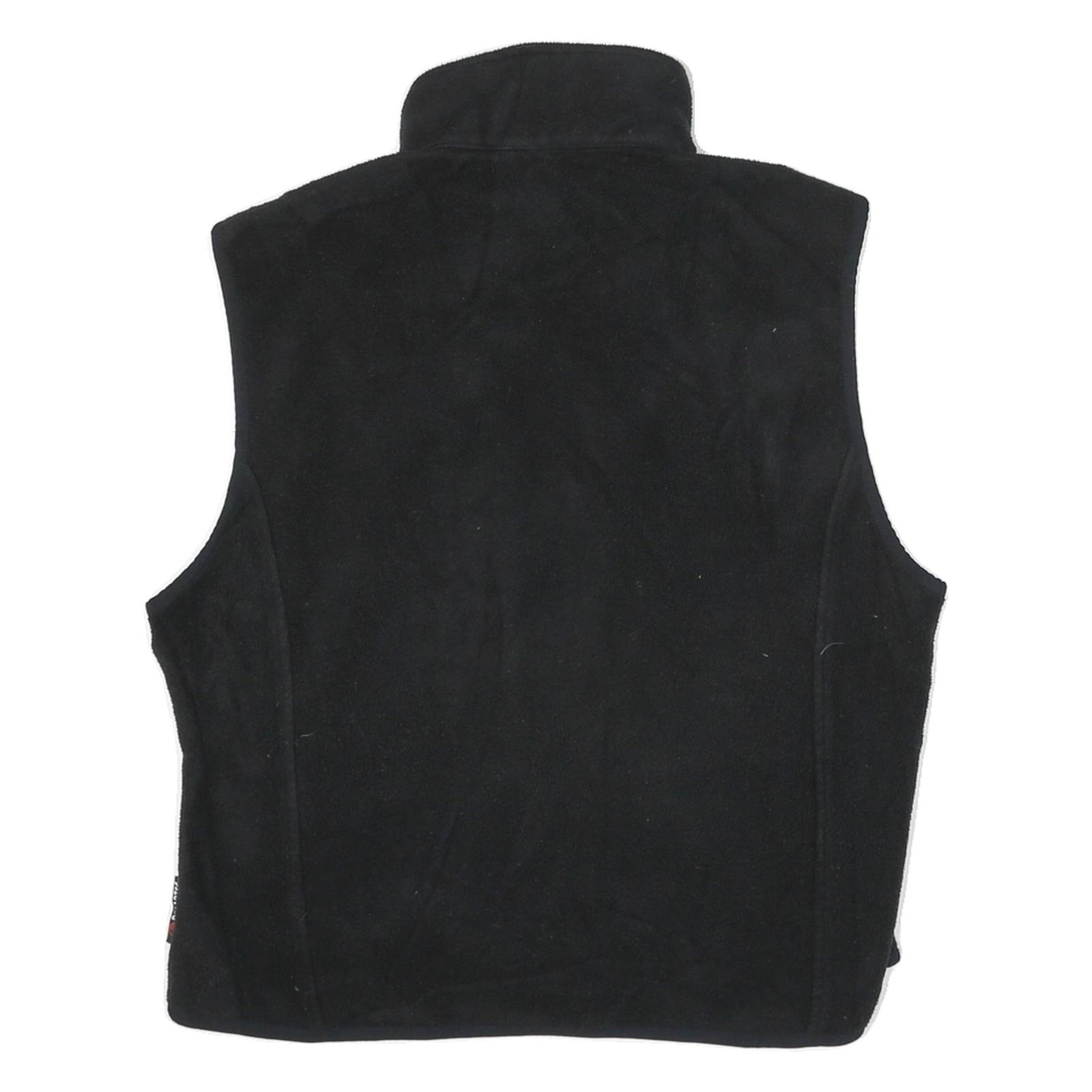 WOOLRICH Mens Black Classic Outdoor Jacket M Polyester Blend Fleece Sleeveless