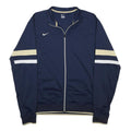 NIKE Mens Navy Blue & Cream Zip Jacket XL Polyester Sportswear Track Top