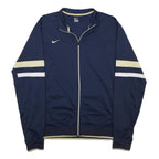 NIKE Mens Navy Blue & Cream Zip Jacket XL Polyester Sportswear Track Top