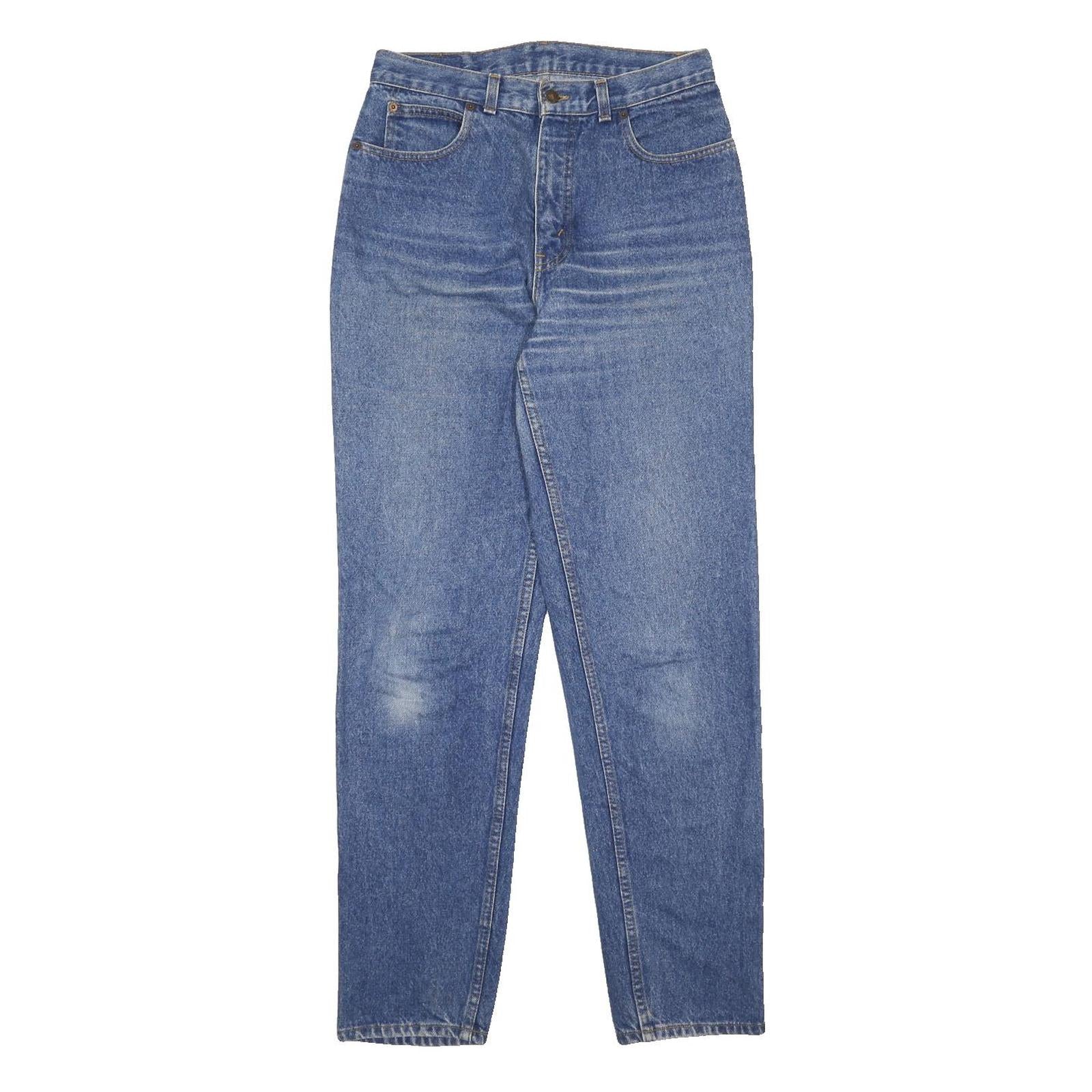 LEVI'S 416 Womens Jeans Blue Slim Skinny Denim Rinse W29 L34 Classic Fit