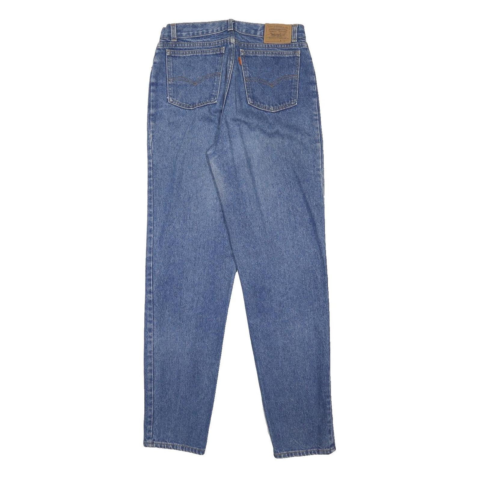 LEVI'S 416 Womens Jeans Blue Slim Skinny Denim Rinse W29 L34 Classic Fit