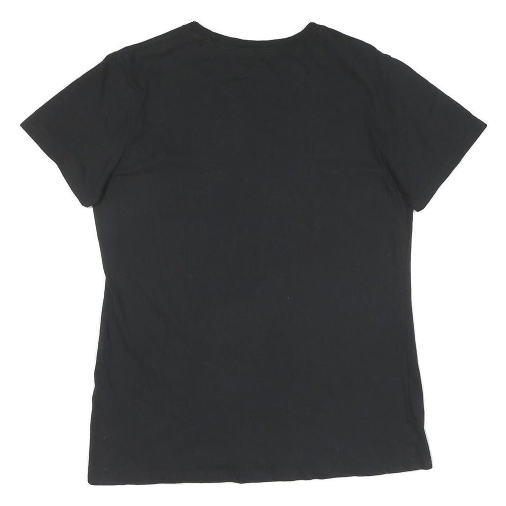 ADIDAS Mens Black Graphic T-Shirt M Short Sleeve Crew Neck Cotton Casual