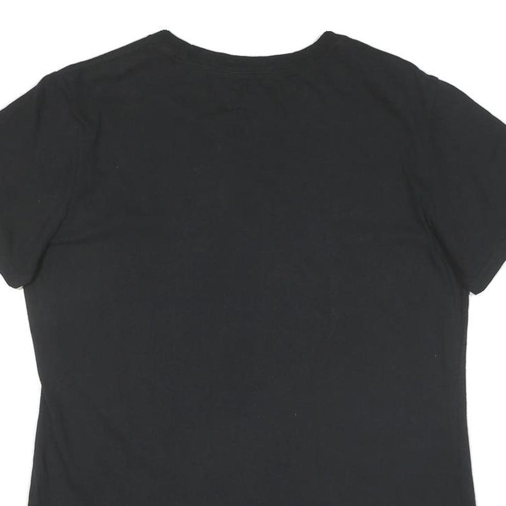 ADIDAS Mens Black Graphic T-Shirt M Short Sleeve Crew Neck Cotton Casual