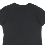 ADIDAS Mens Black Graphic T-Shirt M Short Sleeve Crew Neck Cotton Casual