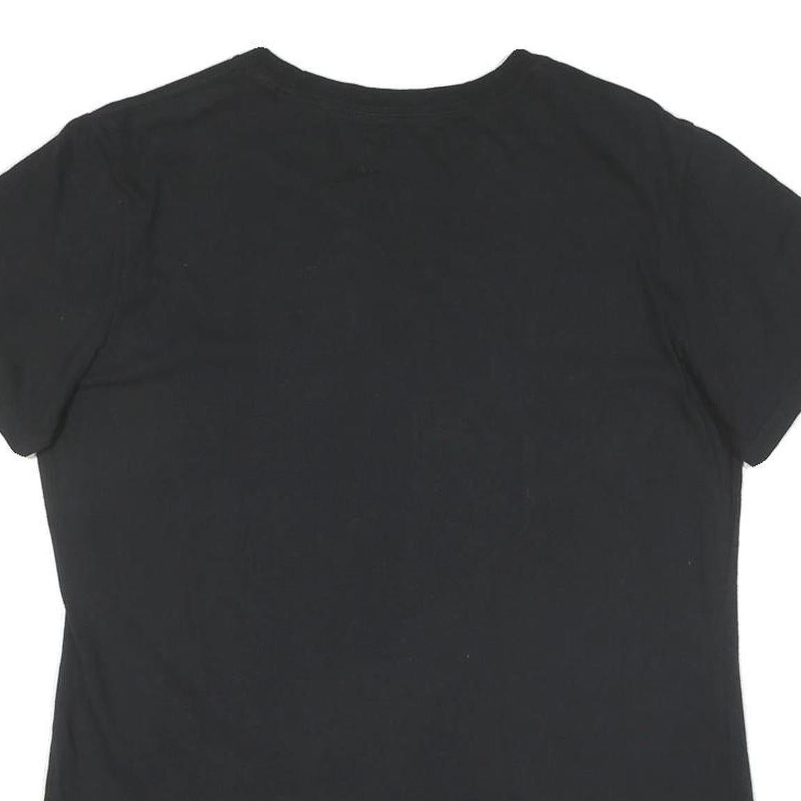 ADIDAS Mens Black Graphic T-Shirt M Short Sleeve Crew Neck Cotton Casual