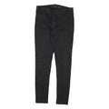 OASIS Womens Slim Black Cotton Blend Denim Jeans W29 L29 Zip Comfort Stretch
