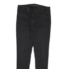 OASIS Womens Slim Black Cotton Blend Denim Jeans W29 L29 Zip Comfort Stretch