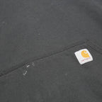 CARHARTT Mens Black Hoodie XL Cotton Blend Pullover Workwear Casual