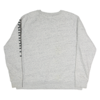 CARHARTT Mens Grey Sweatshirt 2XL Crew Neck Logo Sleeve Casual Wear