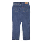 LEVI'S Womens Classic Classic Fit Zip Blue Denim W31 L26 Straight Leg Jeans