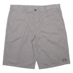 DICKIES Mens Shorts Grey Casual XL W40 Workwear Durable Fit