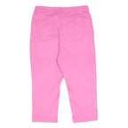 JOE BROWNS Mens Cotton Blend Pink Regular Cropped Trousers W29 L20 Stylish