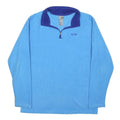 CHAMPION Womens Blue & Purple Plain Pullover Crew Neck Basic Knit L Soft Cotton