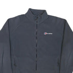 BERGHAUS Mens Black Jacket M Polyester Blend Zip Outdoor Casual Lightweight