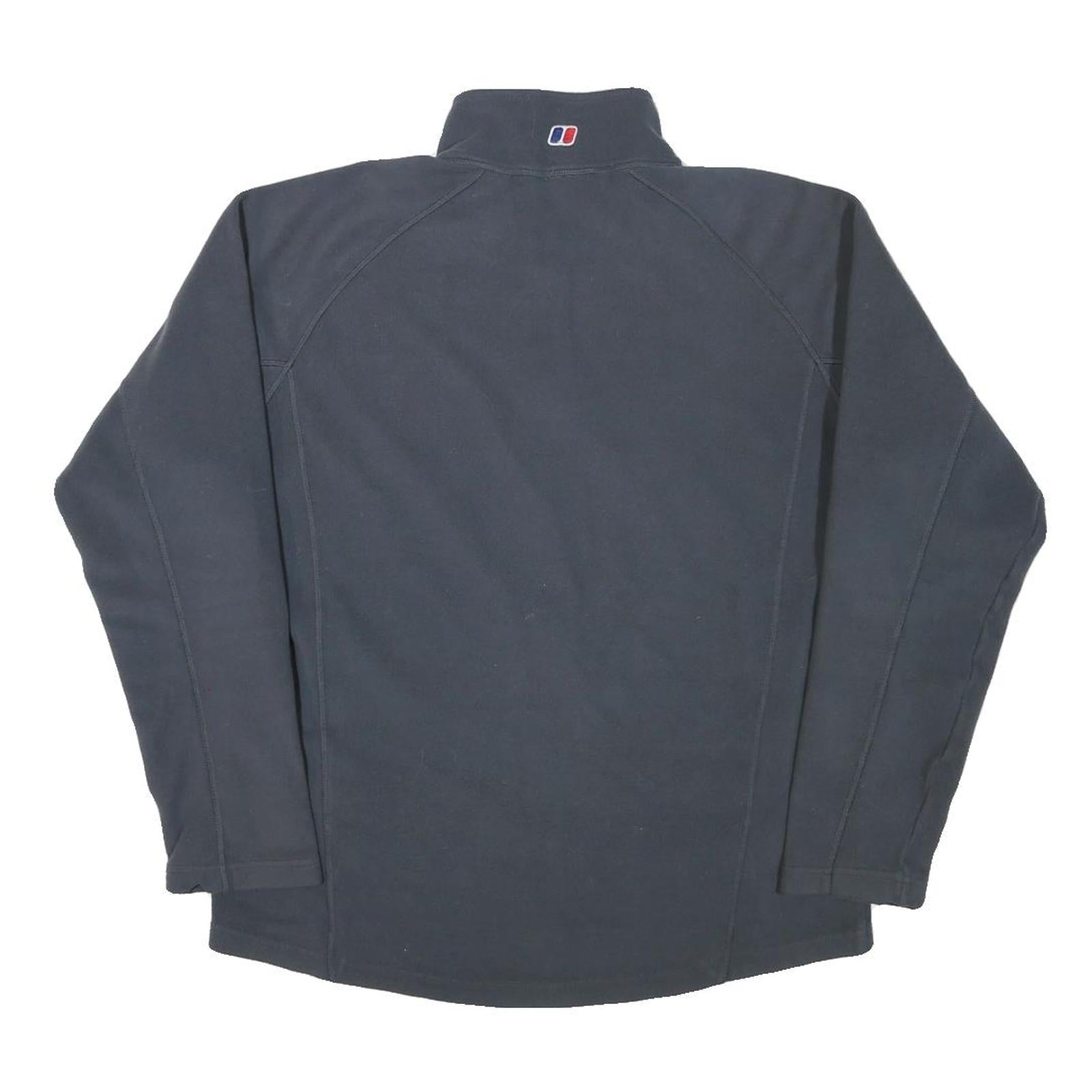 BERGHAUS Mens Black Jacket M Polyester Blend Zip Outdoor Casual Lightweight