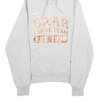 NIKE Mens Grey Baar Swim Team Cotton Blend Hoodie S Casual Pullover