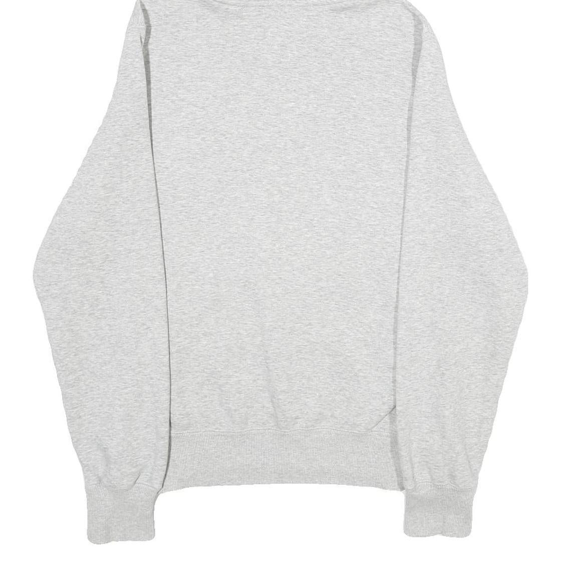 NIKE Mens Grey Baar Swim Team Cotton Blend Hoodie S Casual Pullover