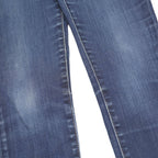 LEVI'S 721 Womens Jeans Blue Slim Skinny Denim Medium W26 L32 Classic Zip