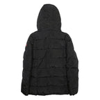 TOMMY HILFIGER Womens Black Jacket XS Polyester Puffer Hooded Zip Casual Winter