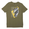 PUMA Mens Green Graphic T-Shirt S Short Sleeve Crew Neck Trainer Design