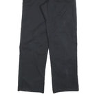 DICKIES Mens Cotton Black Relaxed Straight Trousers W34 L34 Workwear