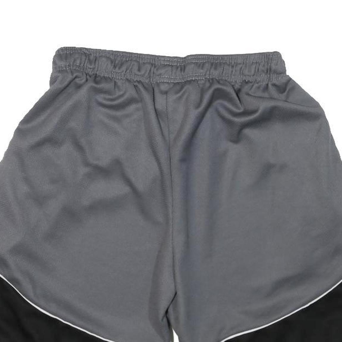 REEBOK Mens Grey & Black Sports Casual Shorts M W24 Elastic Waist