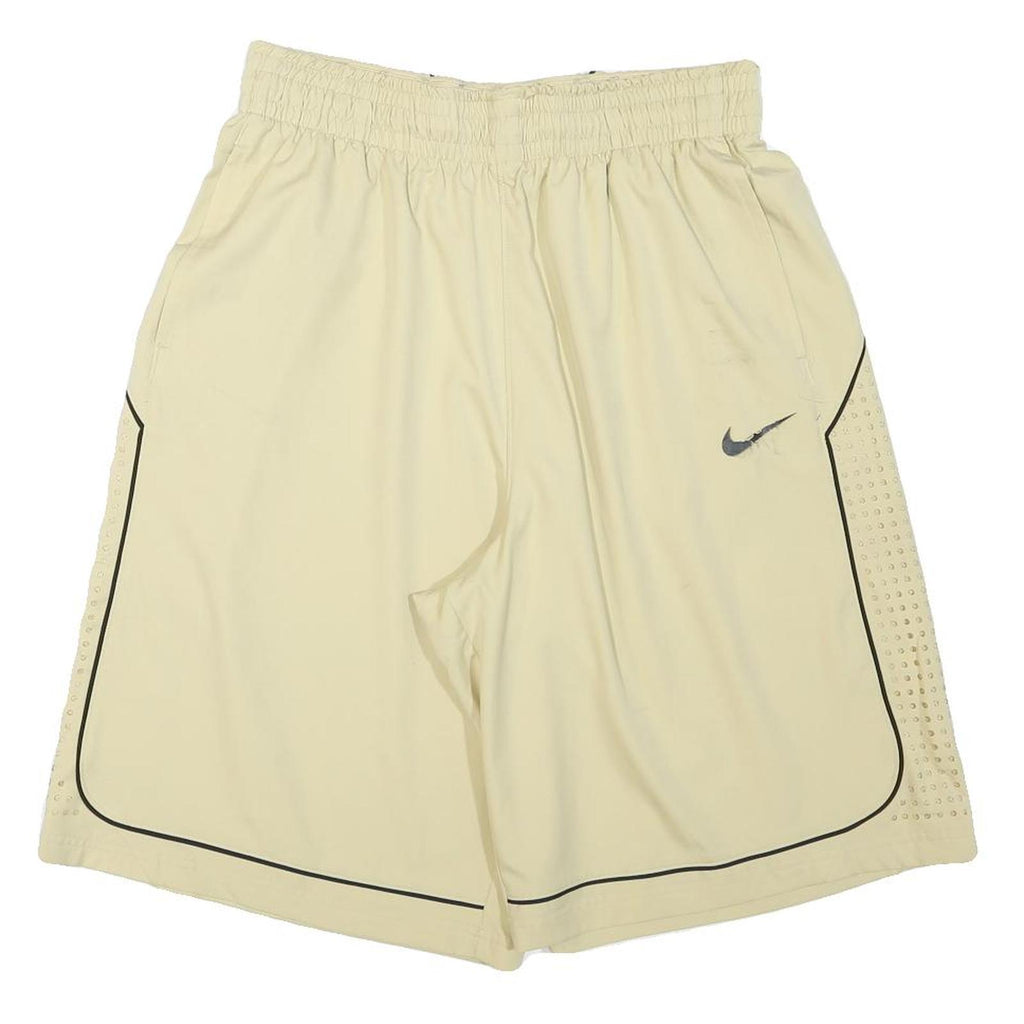 NIKE Mens Shorts Beige XL W31 Purdue University Logo Sports Casual Athletic