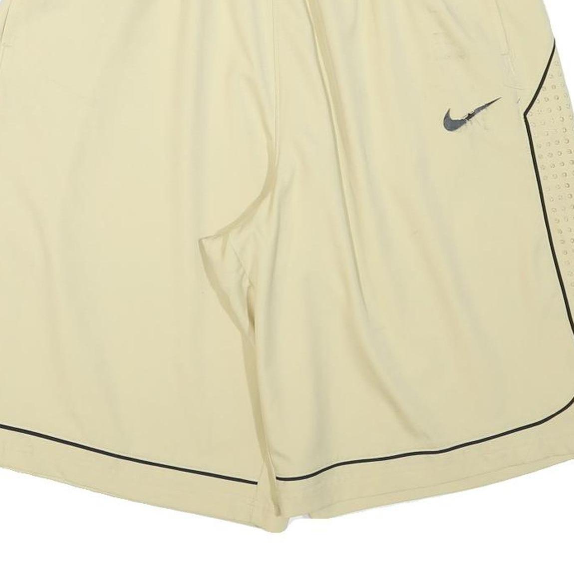 NIKE Mens Shorts Beige XL W31 Purdue University Logo Sports Casual Athletic