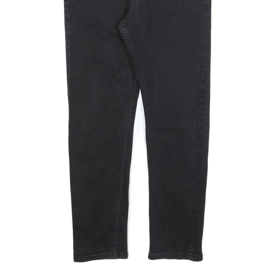 LEVI'S 512 Tapered Mens Jeans Black Slim Tapered Denim W34 L27 Stylish Fit