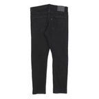 LEVI'S 512 Tapered Mens Jeans Black Slim Tapered Denim W34 L27 Stylish Fit