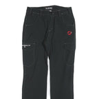 MAMMUT Womens Polyester Black Regular Straight Trousers W28 L30 Outdoor Hiking