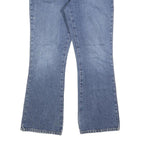 DKNY Womens Regular Fit Blue Denim Bootcut Jeans Cotton Blend W32 L28 Stylish